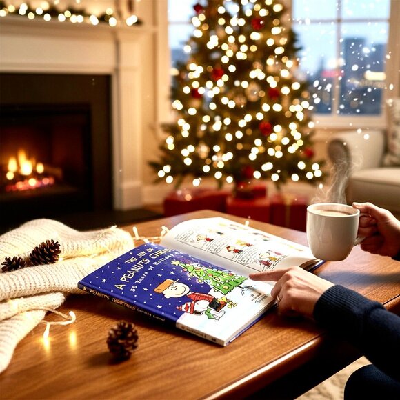 The Joy of A Peanuts Christmas by Charles Schulz (2000) Hardcover Hallmark Books - Picture 16 of 16